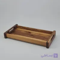 سینی سرو چوبی مدل Walnut Harmony