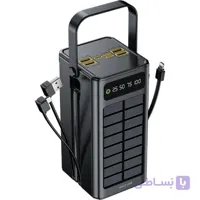 پاور بانک گرین لاین مدل Solar X ظرفیت 60000 میلی آمپر ساعت