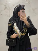 روسری ابریشمی طرح lv