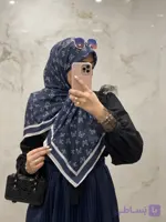 روسری طرح پروانه کد ۴۰