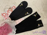 ست جوراب و ساق دست نگین دار کد ۰۴