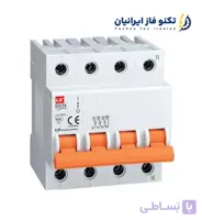 کلید مینیاتوری 4 پل 10 آمپر LS ال اس مدل BKN-C10-6K-4P