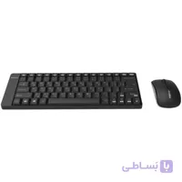 کیبورد و ماوس بی‌سیم هترون مدل HKCW420