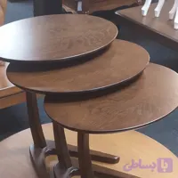 میز عسلی 3 تکه گرد