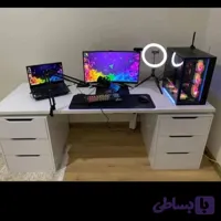 میز گیمینگ و ترید MDF سایز 240 سانت