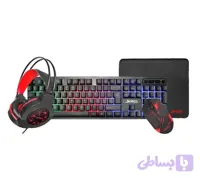 کیبورد و موس گیمینگ jedel مدل cp-01 (ست چهار در یک)