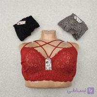 سوتین دانتل چهاربندی فنردار