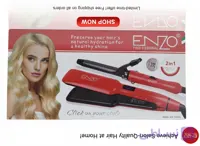 حالت‌دهنده و فرکننده مو ENZO Professional دوکاره سرامیکی