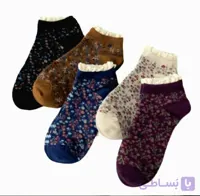 جوراب مچی زنانه لب کنگره | نرم، سبک، مناسب استفاده روزمره