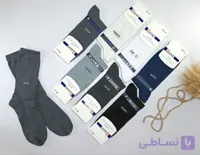 جوراب ساق‌دار مردانه با نخ هندی | فری‌سایز | کیفیت عالی