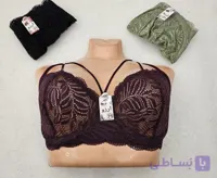 سوتین دانتل سه بندی فنردار