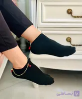 جوراب مچی زنانه زنجیردار | فانتزی، نرم، مناسب استایل روزمره و مهمانی