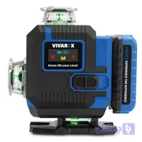 تراز لیزری ۳۶۰ درجه ۱۶ خط نور سبز ویوارکس مدل VR1604-L2 | گالری آراد | عطر، گجت و لوازم شخصی