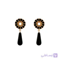 E318 گوشواره خورشید (مشکی)