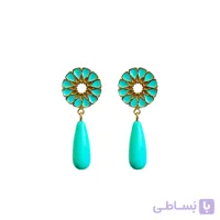 E318 گوشواره خورشید (آبی)