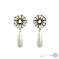 E318 گوشواره خورشید (سفید)