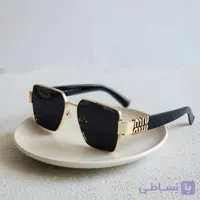 عینک زنانه شیشه دودی طرح میو میو