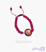 دستبند ورق طلا طرح love