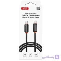 کابل شارژ تایپ سی به تایپ سی ایکس او مدل XO NB-Q302b طول 1 متر
