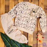 بلوز شلوار بچگانه طرح عروسک تدی