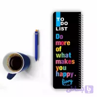 دفترچه یادداشت مستر راد مدل to do list طرح چنل کد 1681 chanel مشکی
