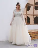 پیراهن مجلسی آستین فرشته