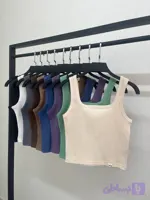 کراپ تاپ یقه خشتی زنانه