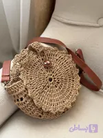 کیف رودوشی رافیا آستردوزی شده حسنا