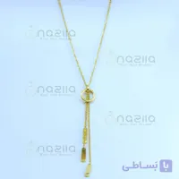 گردنبند ماه آفرین طلایی آویز
