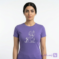 تیشرت زنانه مدل دختر و هاپو