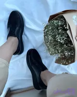 کفش طبی تمام چرم کد ۱۱۴۲