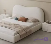 تخت خواب دونفره تدی مدل  صدف هلالی