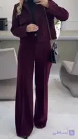 ست کت و شلوار serein جنس مخمل کبریتی اسپرت