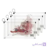 کاور زیپ دار سايز A5 ضد آب طرح گربه