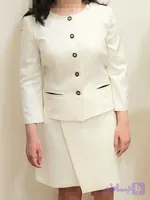 کت و دامن کتان دخترانه برند "میس آلفا" کد CS2