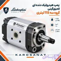 پمپ هیدرولیک دنده ای لامبورگینی گروه سه 115 لیتری