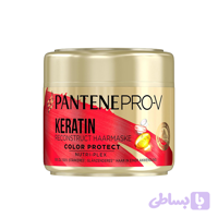 ماسک موی کراتینه موهای رنگ شده پنتن داخل حمام | Pantene Color Protect