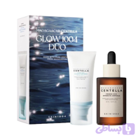 پک آمپول آبرسان و ضد آفتاب سنتلا | Madagascar Centella Glow 1004 Duo – SKIN1004