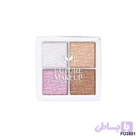 پالت هایلایتر ۴ رنگ FU3501 فیوچر میکاپ | Future Makeup 4 Color Highlighter Palette