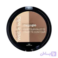 پالت کانتور صورت وت اند وایلد مدل MegaGlo Contouring Palette رنگ Dulce De Leche