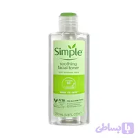 تونر آرامش بخش صورت سیمپل مدل Soothing Facial Toner مناسب انواع پوست حجم 200 میلی لیتر