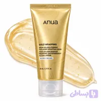 ماسک شب لیفت‌ کننده و درخشان‌ کننده طلای ۲۴ عیار و کلاژن آنوا | ANUA Golden Firming Collagen Wrapping Mask 24K Gold + Collagen
