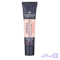 کرم پودر گابرینی مدل Derma Make-Up Cover Porcelain با ماندگاری 24 ساعته و SPF 15