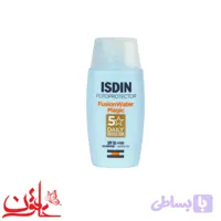 ضد آفتاب فیوژن واتر بی رنگ ایزدین SPF50 ‌مناسب انواع پوست حجم 50 میلی‌لیتر