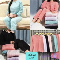 ست بلوز و شلوار مخمل تدی حوله ای خارجی