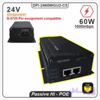آداپتور POE گیگ 24 ولت 60 وات DPI-2460WGU2-C5