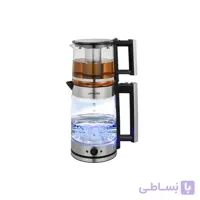 چای ساز لپرسو (اصل) با کتری شیشه ای Lepresso LPCFFM0020 Turkish Tea Glass Kettle