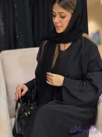 عبا مشکی کد 8-100354