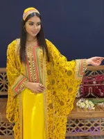 پیراهن سنتی زنانه مدل جاسکی بلند کد 2905