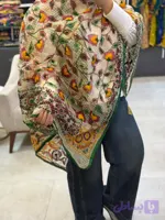 شال سوزن دوزی هندی جدید کد 230409